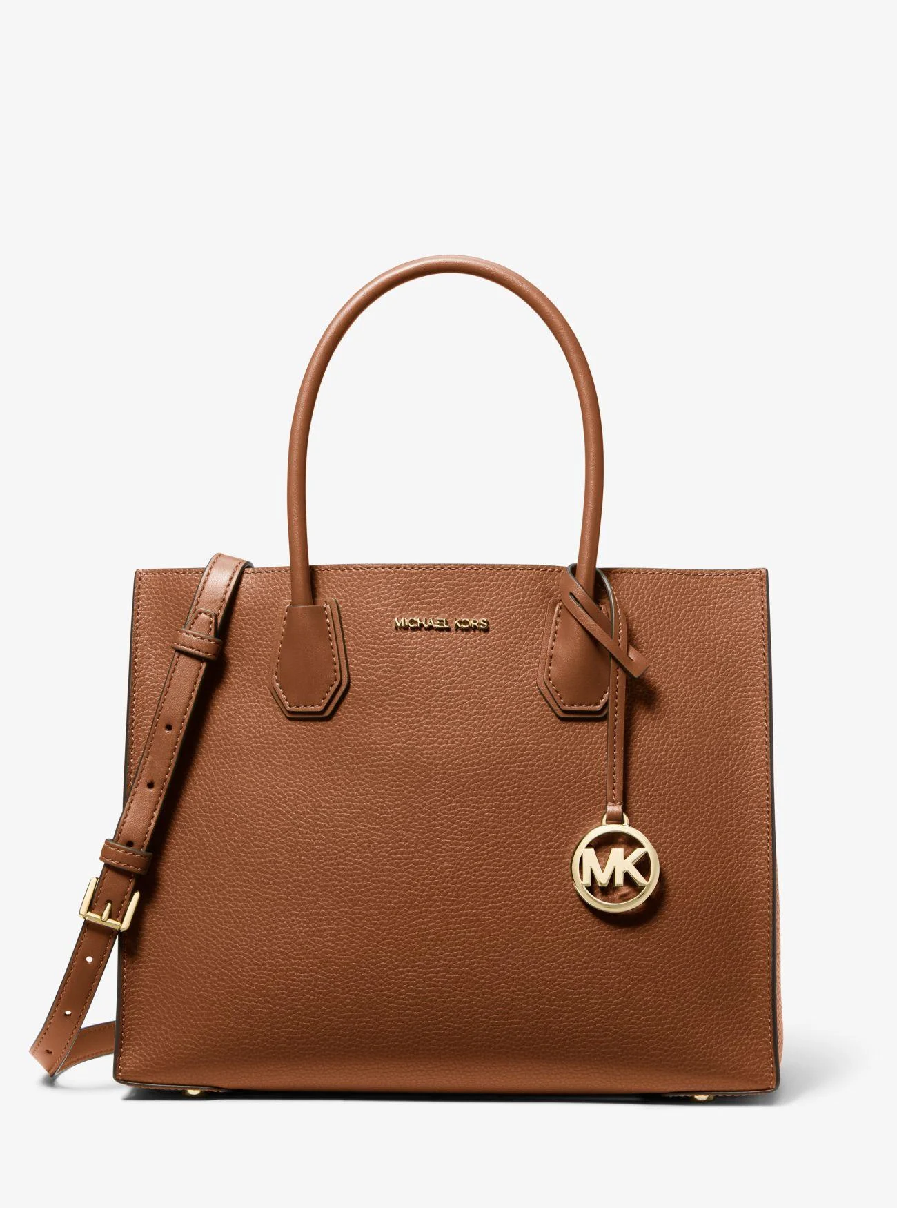 michael-kors-Luggage-Mercer-Large-Pebbled-Leather-Accordion-Tote-Bag Sac Michael Kors Mercer – Image 1