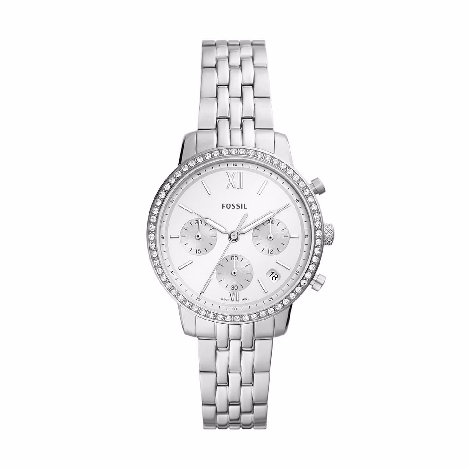 montre-fossil-acier-inoxydable-es5217 Montre Fossil ES5217 – Image 1